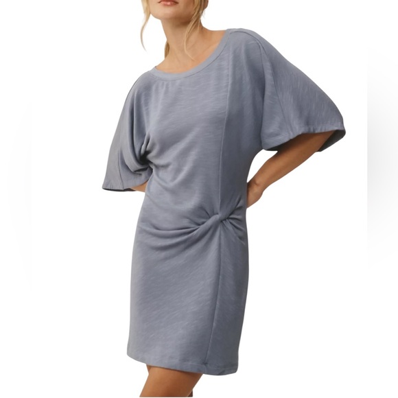 Daily Practice by Anthropologie Side-Twist Tee Dress - Picture 1 of 13
